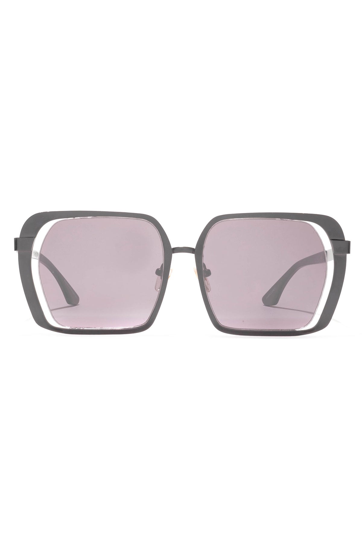 NATORI Kintsu Metal Rectangle Sunglasses