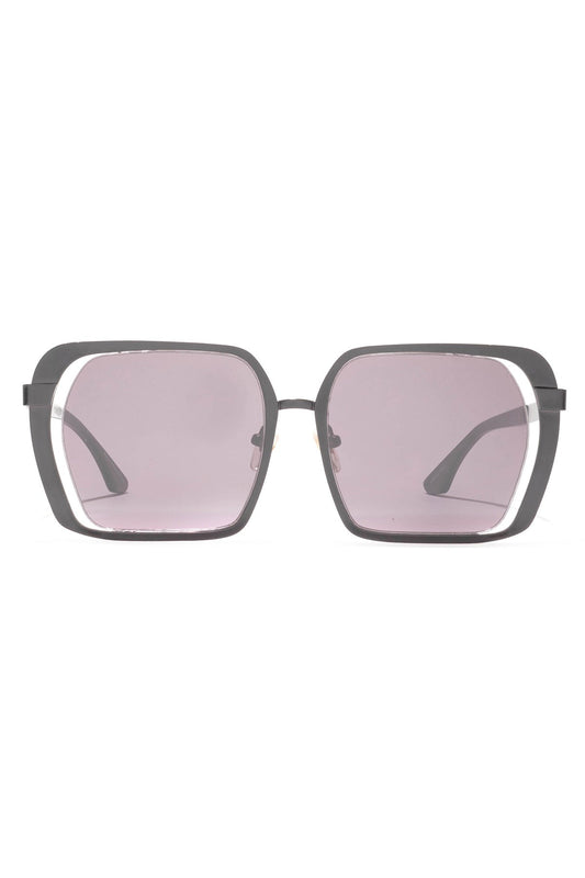NATORI Kintsu Metal Rectangle Sunglasses