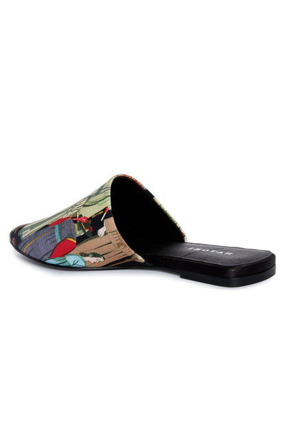NATORI Buy Adore Dynasty Satin Slide in Black Multi Online
