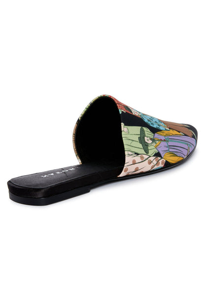 NATORI Buy Adore Dynasty Satin Slide in Black Multi Online