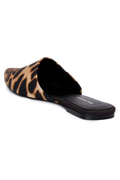 NATORI Buy Adore Luxe Leopard Satin Slide in Chestnut Online