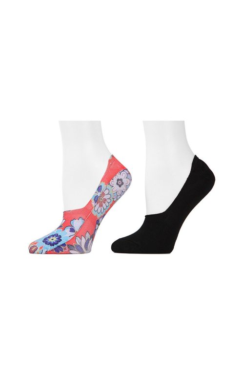 NATORI Buy Pop Floral Liners - 2 Pair Pack in Red/Black Online