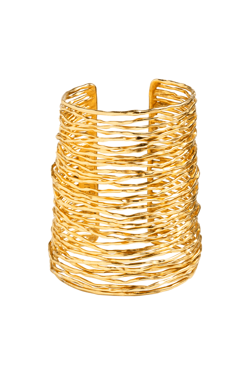 NATORI Buy Gold Brass Wire Bracelet in Antique Gold Online