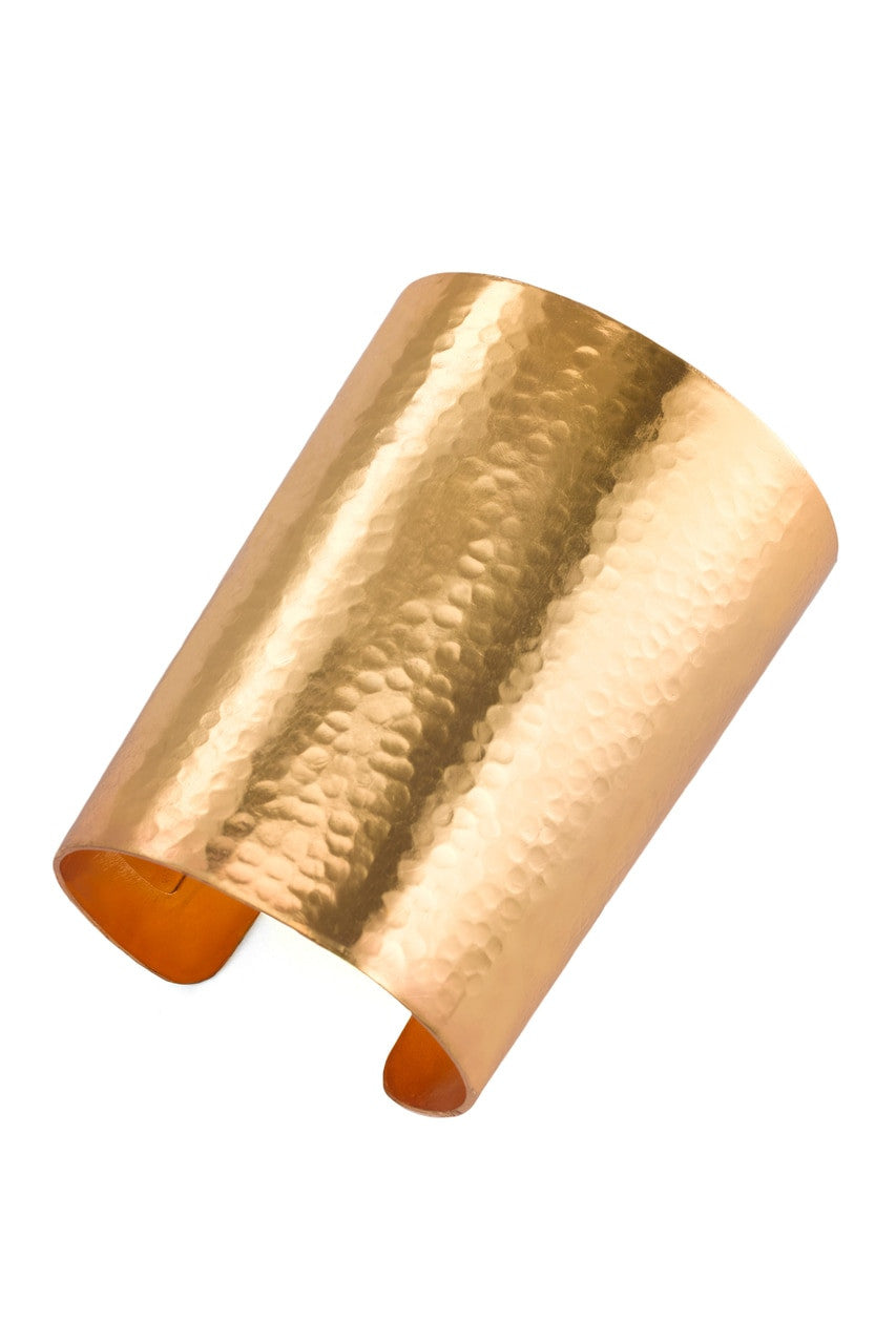 NATORI Buy Hammered Gold Cuff in Gold Online