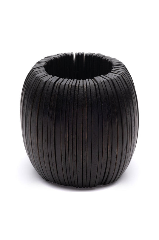 NATORI Buy Buffalo Horn Sliced Bangle in Black Online
