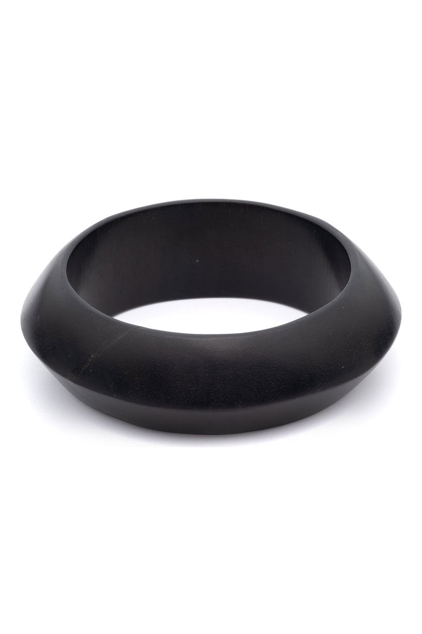 NATORI Buy Buffalo Horn Thin Bangle in Black Online