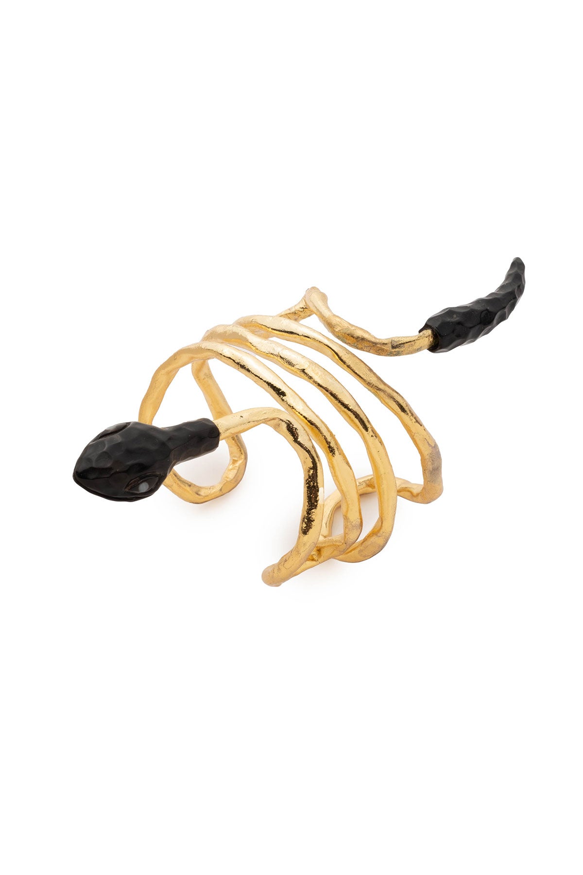 NATORI Gold Plated Brass Snake Bracelet