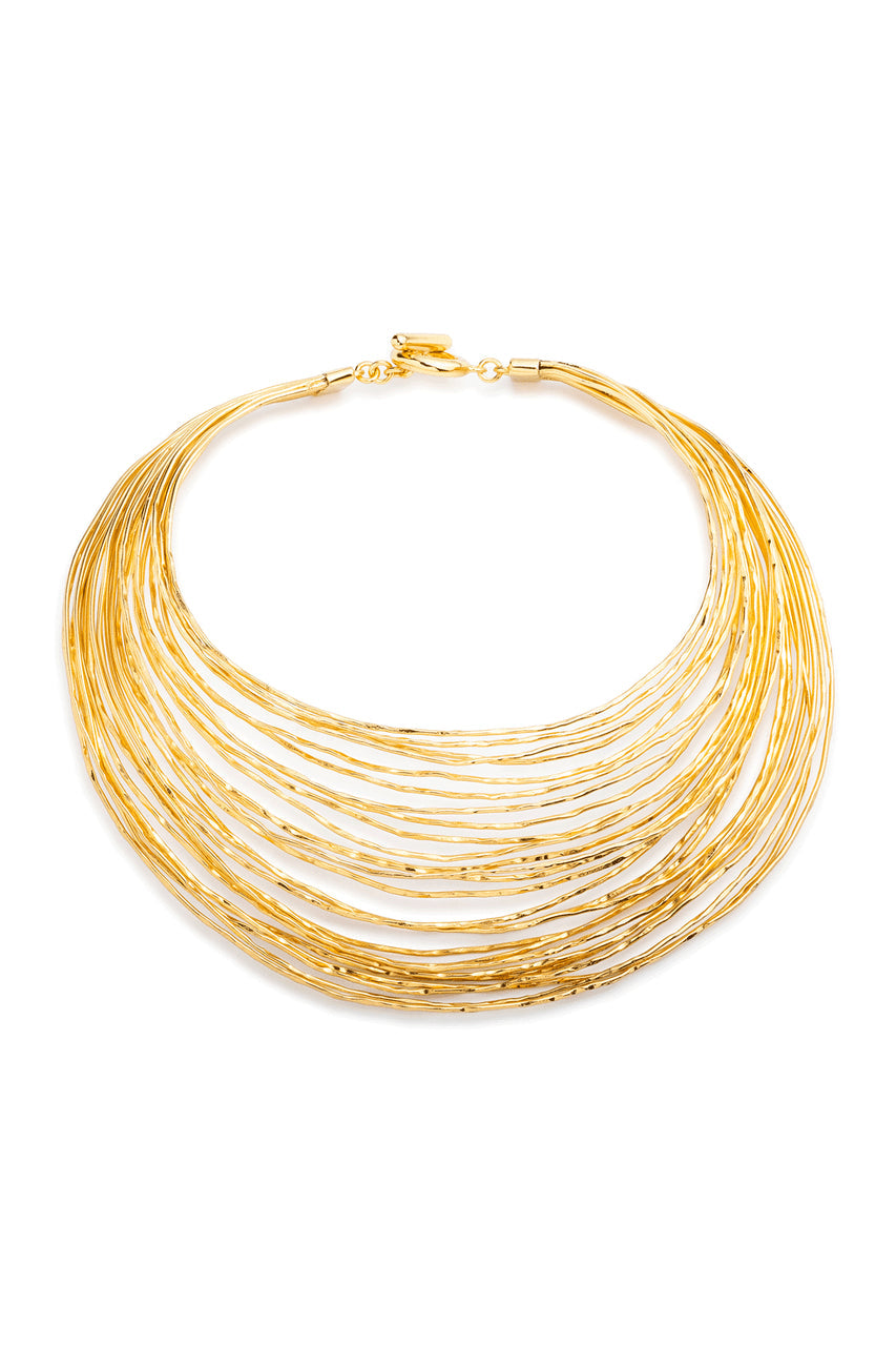 NATORI Buy Gold Brass Wire Necklace in Antique Gold Online