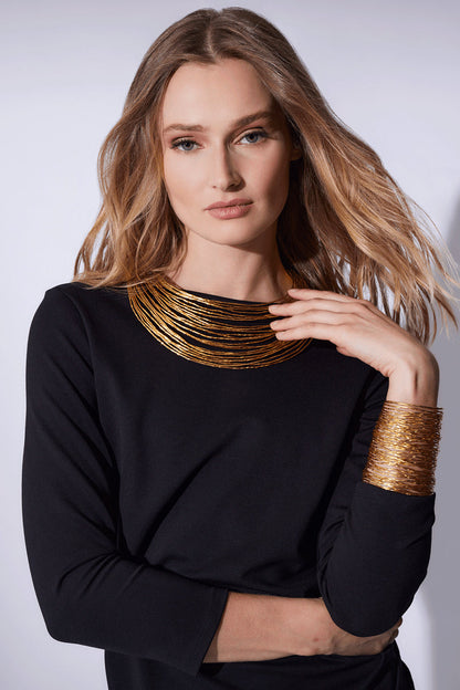 NATORI Buy Gold Brass Wire Necklace in Antique Gold Online
