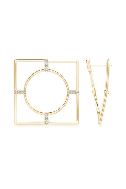 NATORI Buy Infinity 14K Gold Geometric Hoop Earrings in 14K Yellow Gold Online