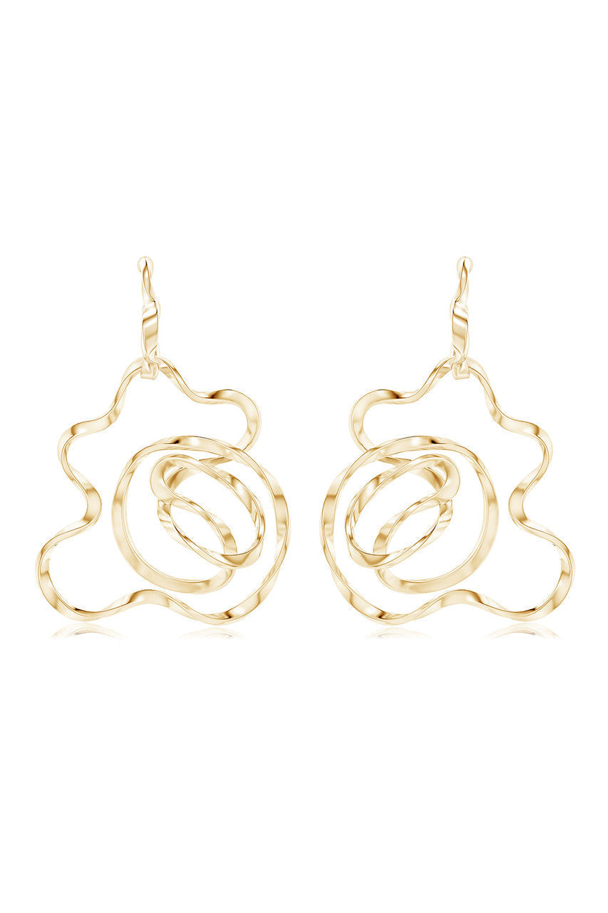 NATORI Buy Sakura 14k Hoop Earrings in 14K Yellow Gold Online