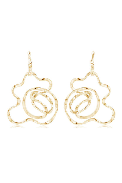NATORI Buy Sakura 14k Hoop Earrings in 14K Yellow Gold Online