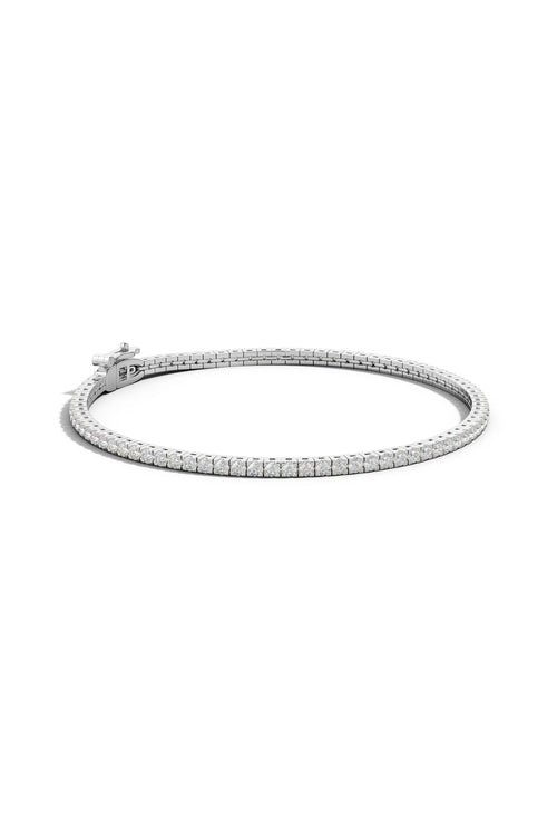 NATORI Buy Shangri-La 14K Gold and Diamond Tennis Bracelet in 14K White Gold Online