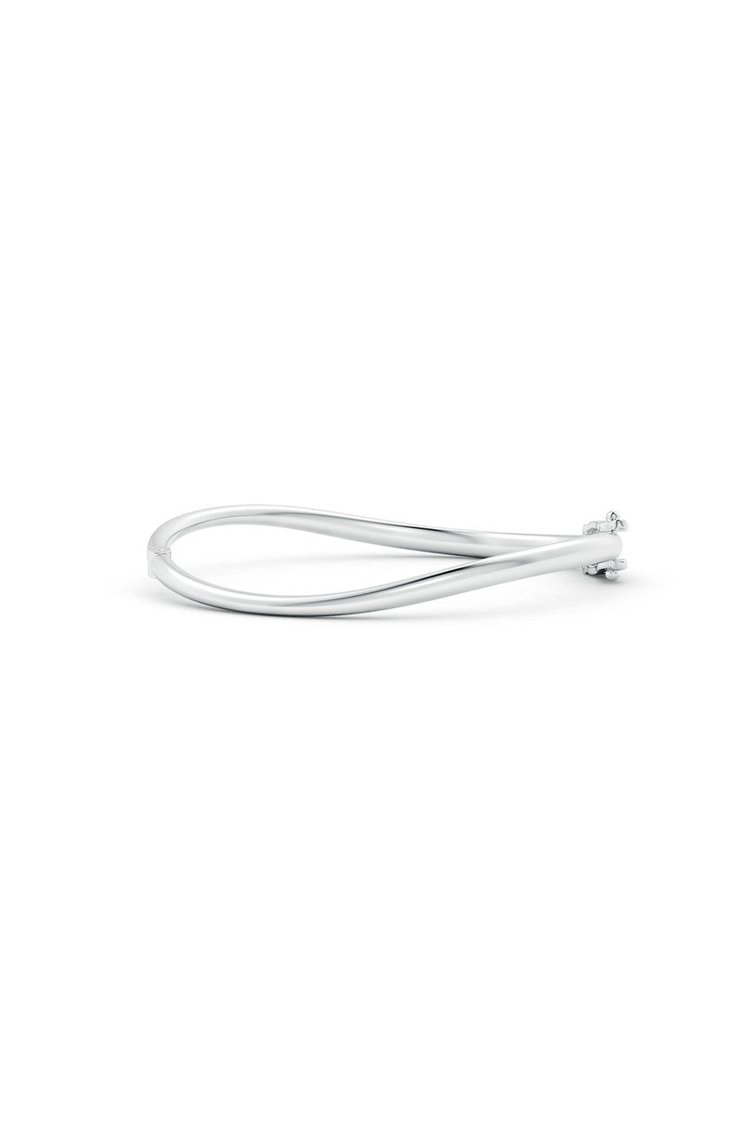 NATORI Buy Shangri-La Brushstroke 14K Gold Bracelet in 14K White Gold Online