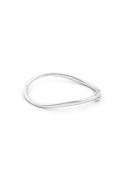 NATORI Buy Shangri-La Brushstroke 14K Gold Bracelet in 14K White Gold Online