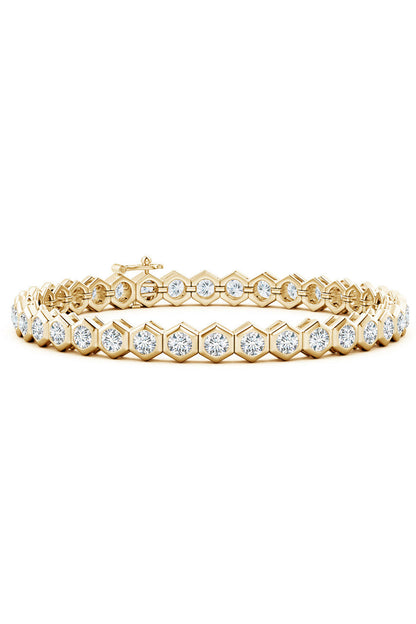 NATORI Buy Indochine Diamond Tennis Bracelet in 14K Yellow Gold Online