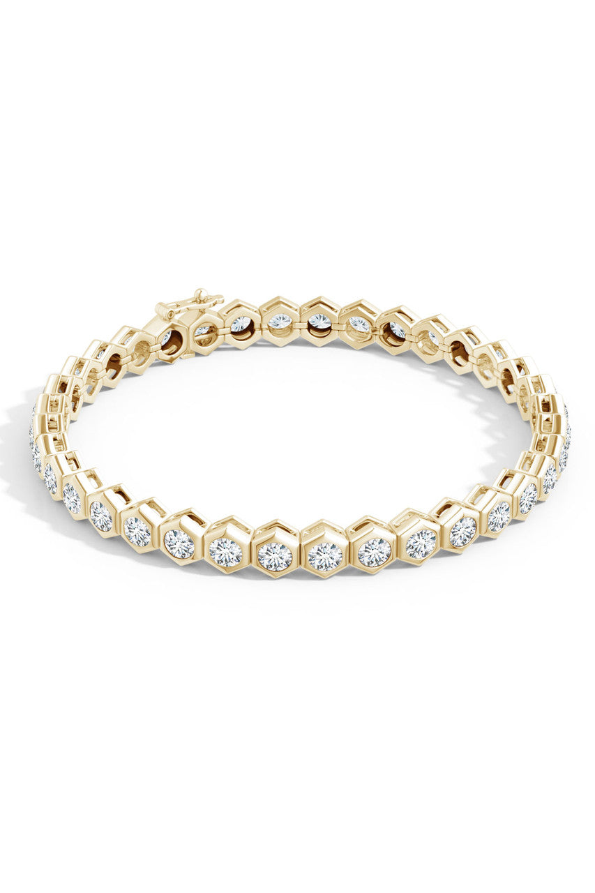 NATORI Buy Indochine Diamond Tennis Bracelet in 14K Yellow Gold Online