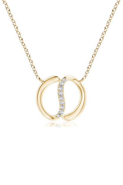 NATORI Buy Shangri-La Yin-Yang 14K Gold and Diamond Chain Pendant Necklace in 14K Yellow Gold Online