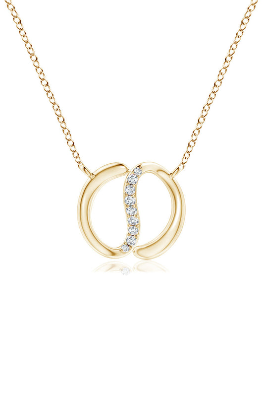 NATORI Buy Shangri-La Yin-Yang 14K Gold and Diamond Chain Pendant Necklace in 14K Yellow Gold Online