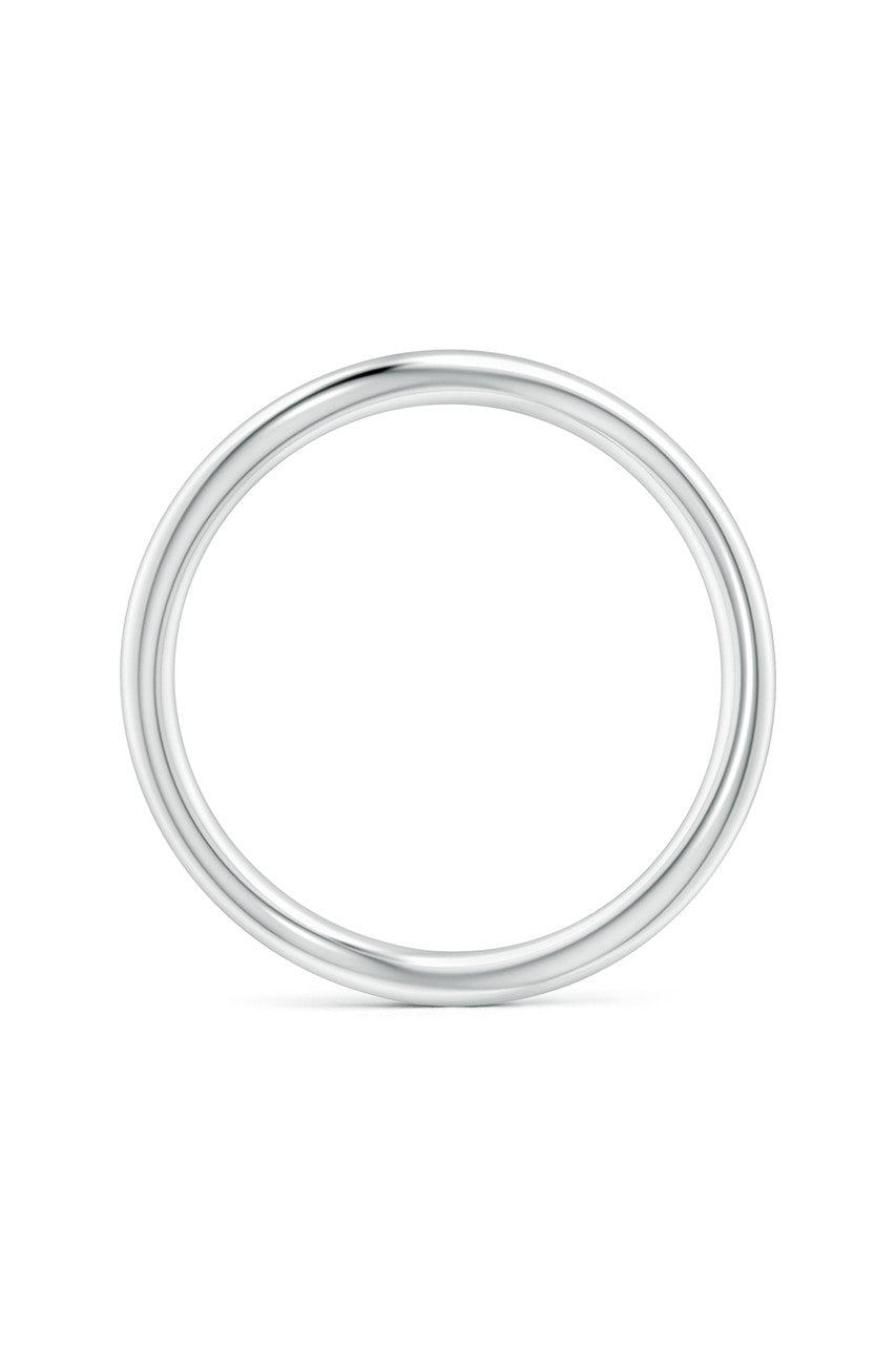 NATORI Buy Shangri-La Brushstroke 14K Gold Stacking Ring in 14K White Gold Online