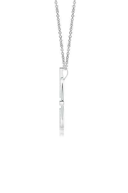 NATORI Buy Infinity Concentric Circle 14K Gold Pendant Necklace in 14K White Gold Online