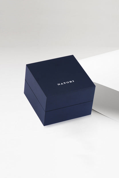 NATORI Buy Dragon Lab-Grown Diamond Silver Drop Earrings in Midnight Silver Online