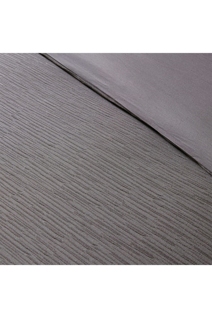 NATORI Buy Hanae Gray Duvet Cover Set in Gray Online