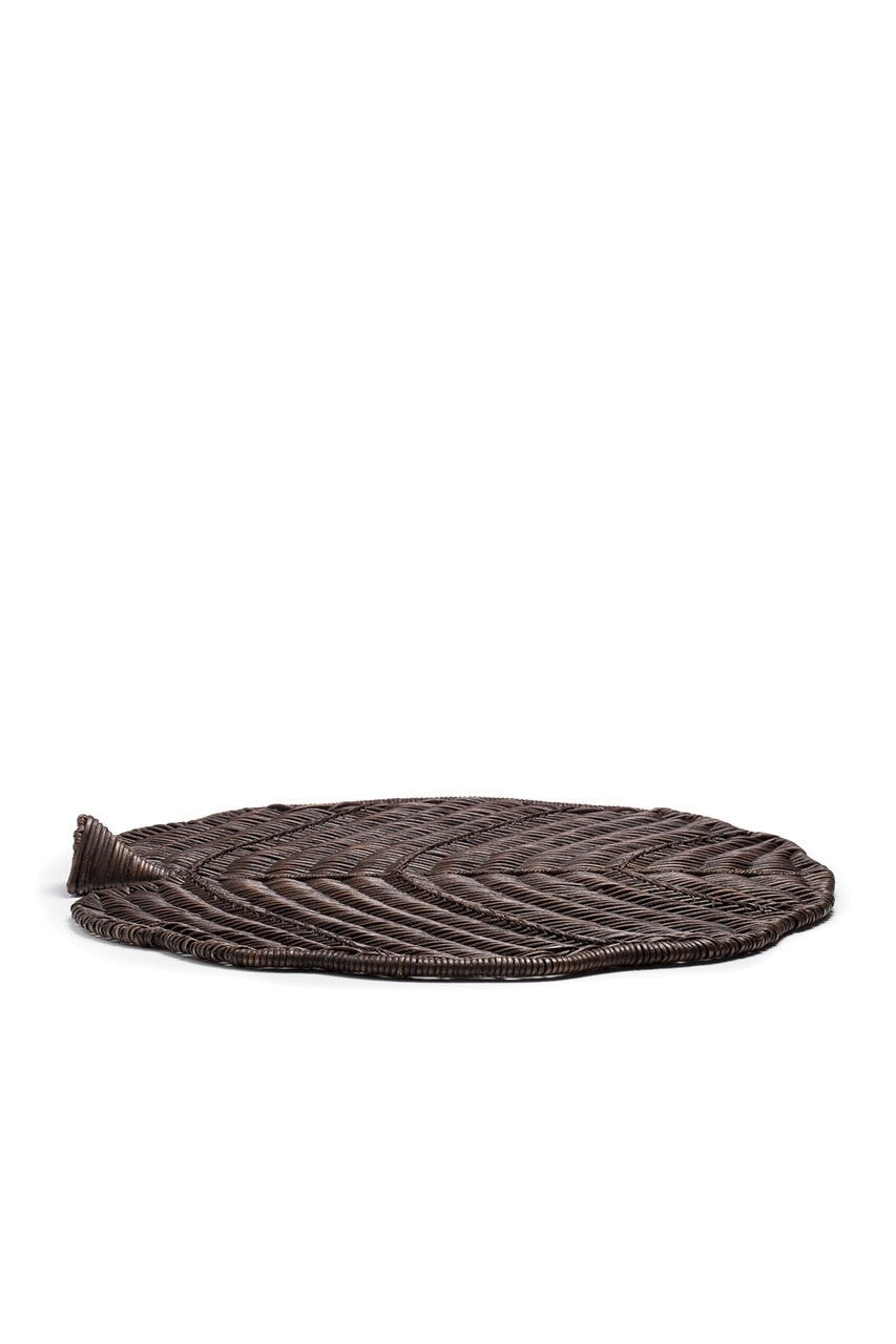 NATORI Buy Maranao Circle Leaf Tray in Brown Online