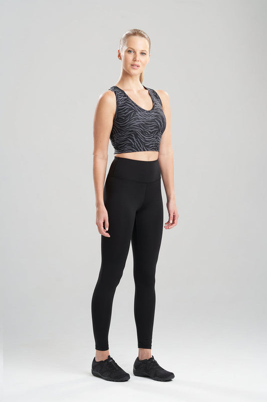 NATORI Buy Getaway Crop Top in Black Jacquard Online