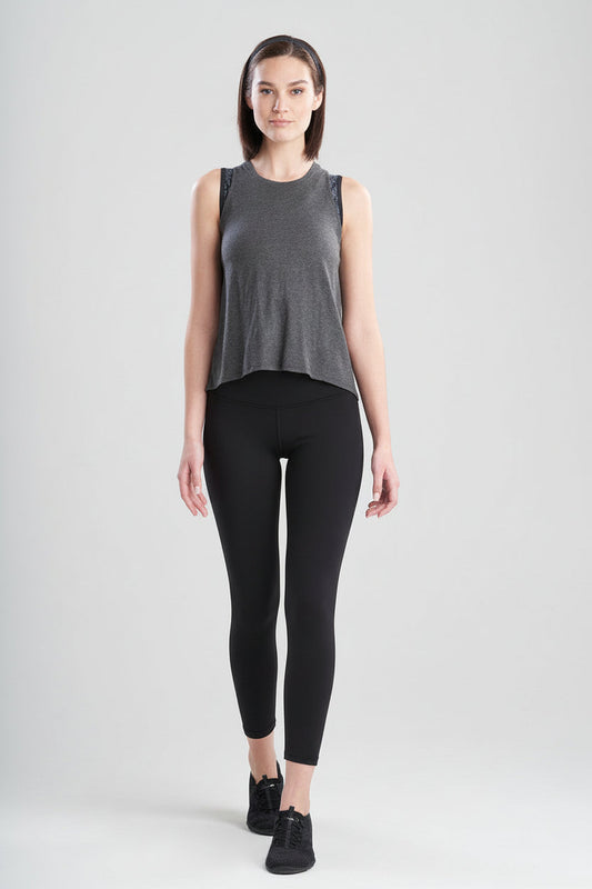 NATORI Buy Layering Elements High Low Tank in Anthracite Online