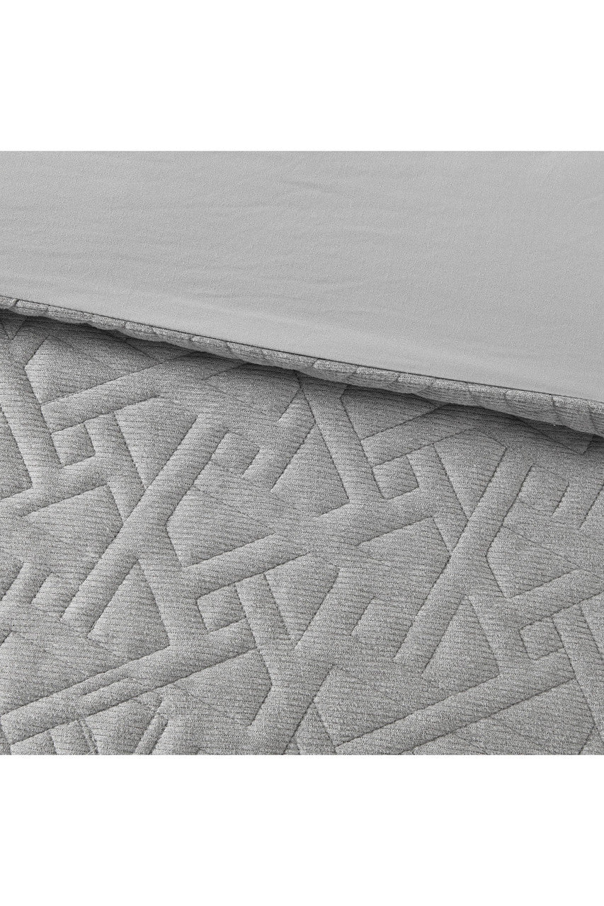NATORI Buy Origami 3 Piece Grey Comforter Mini Set in Grey Online