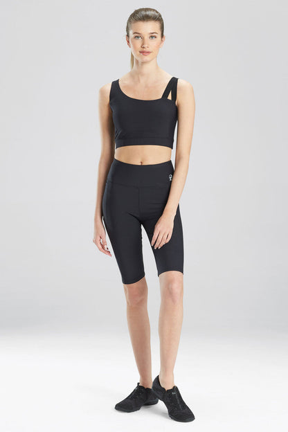 NATORI Buy Solstice Asymmetrical Cropped Cami in Black Online