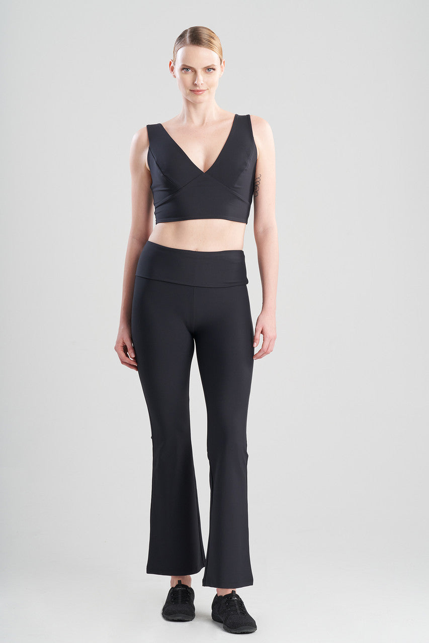 NATORI Buy Solstice Flaired Leggings in Black Online
