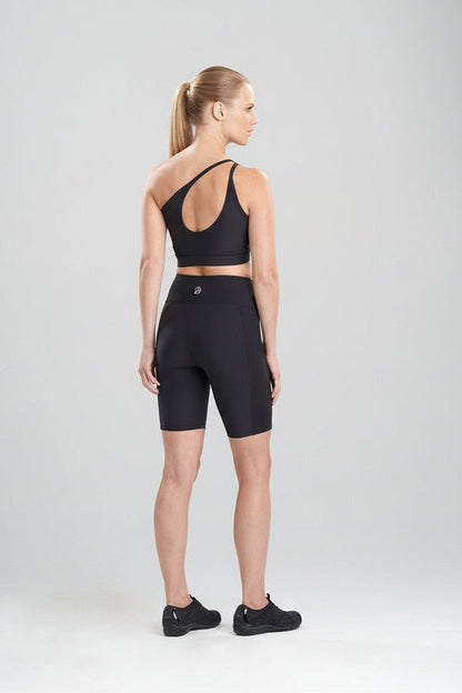 NATORI Buy Solstice One Shoulder Crop Top in Black Online