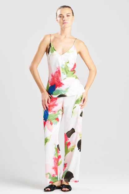 NATORI Calypso Printed Charmeuse Cami PJ