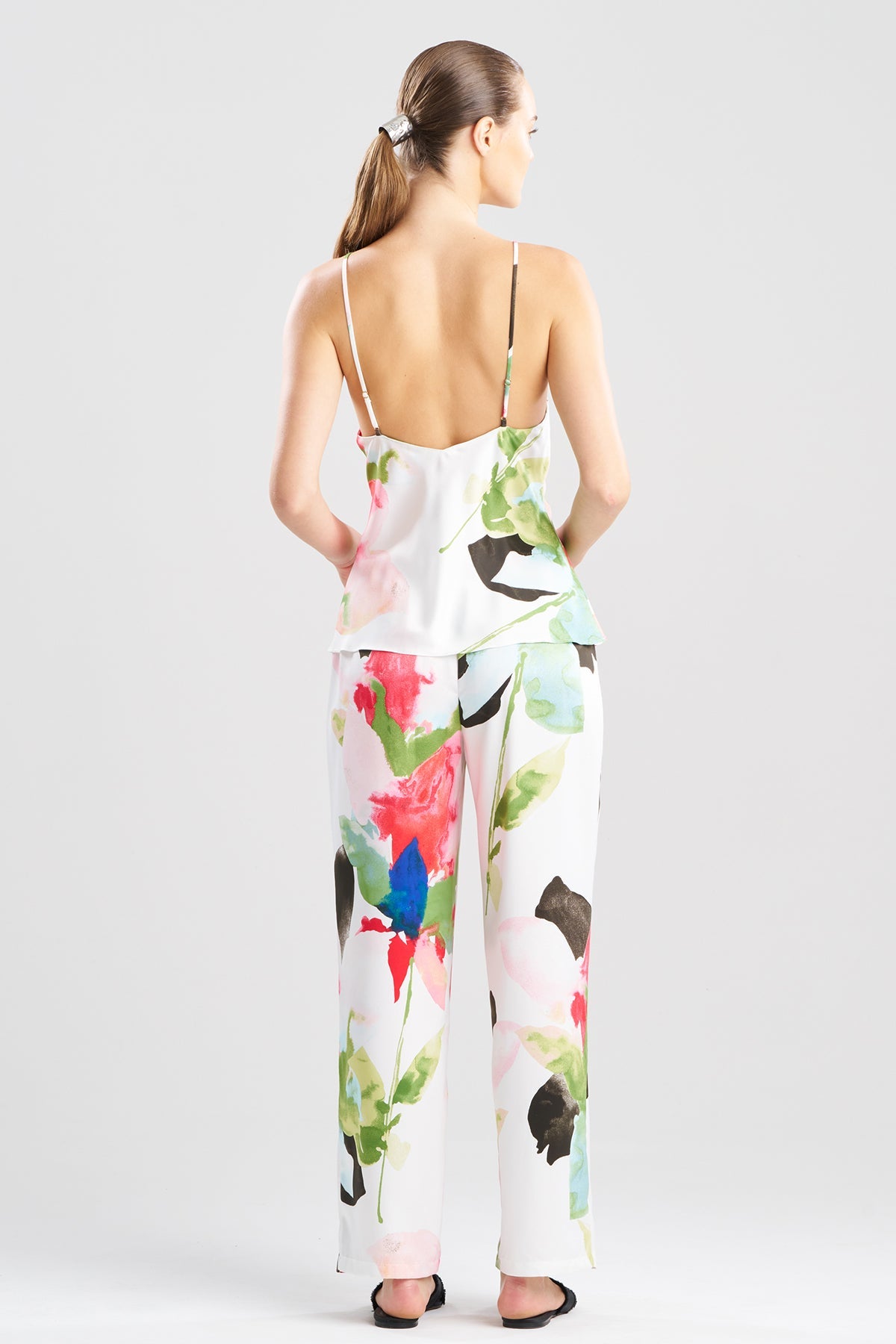 NATORI Calypso Printed Charmeuse Cami PJ