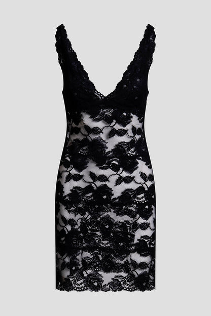 NATORI Buy Imagine Allover Lace Chemise in Black Online