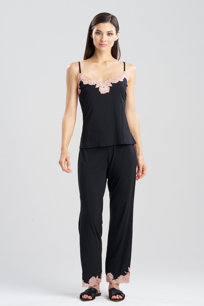 NATORI Buy Imagine Jersey Lace Cami PJ in Black/Rose Online