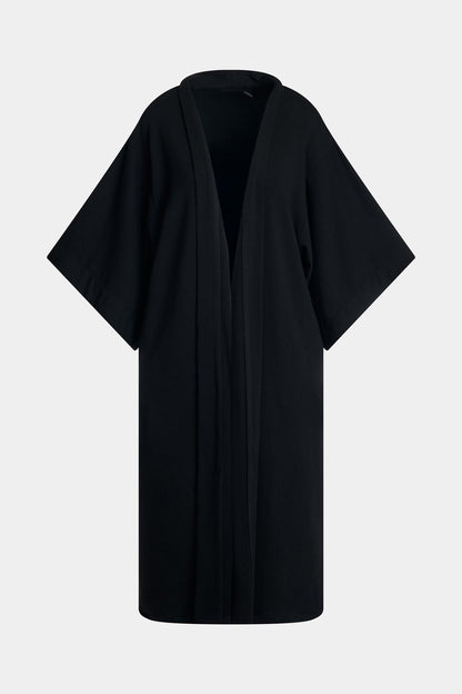 NATORI Cocoon Brushed French Terry Dragon Embroidered Robe