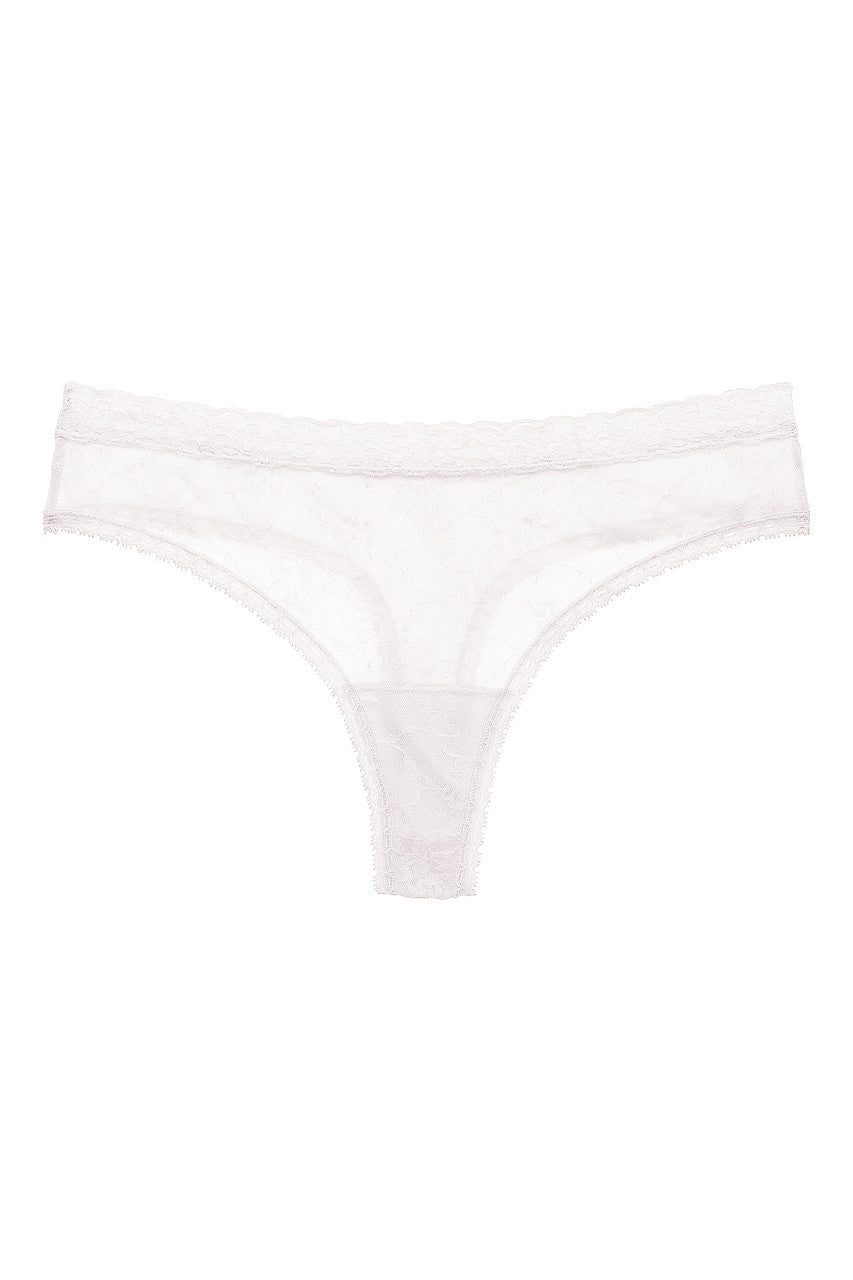 NATORI Buy Bliss Allure One-Size Lace Thong in White Online