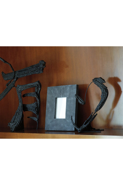 NATORI Buy Shagreen Single Photo Frame in Black Online