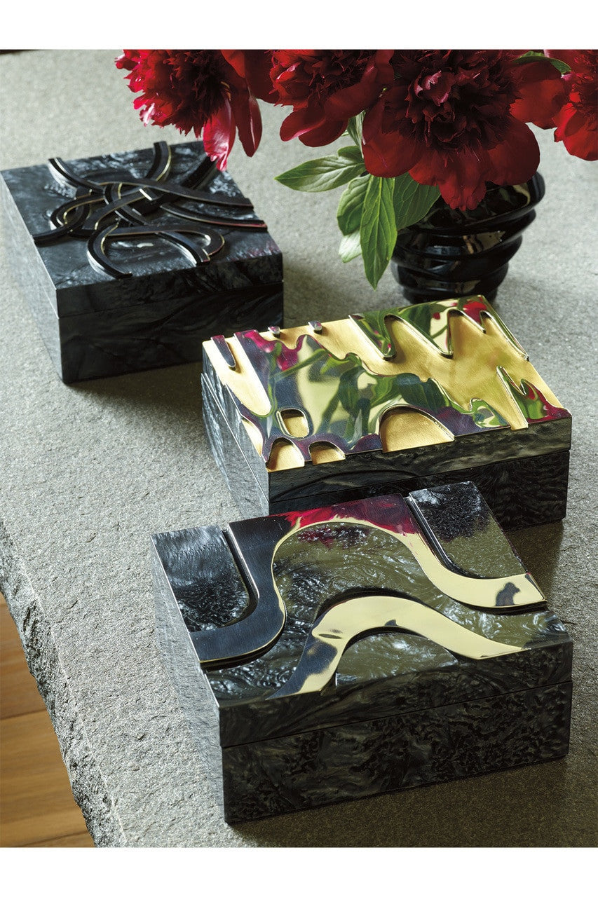NATORI Buy Cebu Box in Black & Gold Online