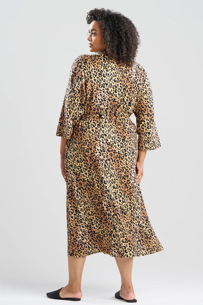 NATORI Exotic Animal Cozy Knit Robe