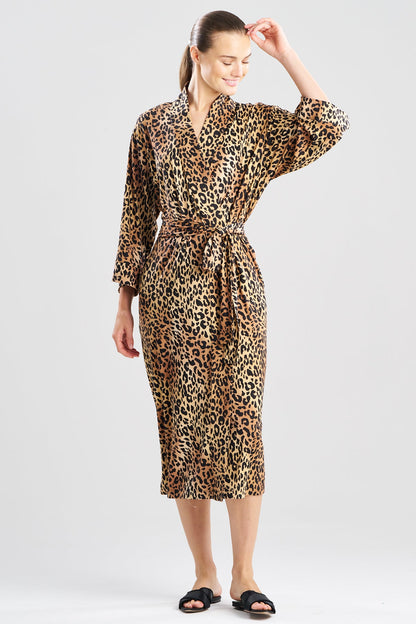 NATORI Exotic Animal Cozy Knit Robe