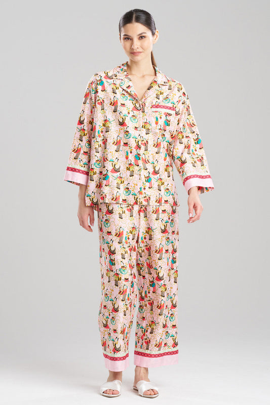 NATORI Buy Tea Garden Notch PJ in Light Pink Online