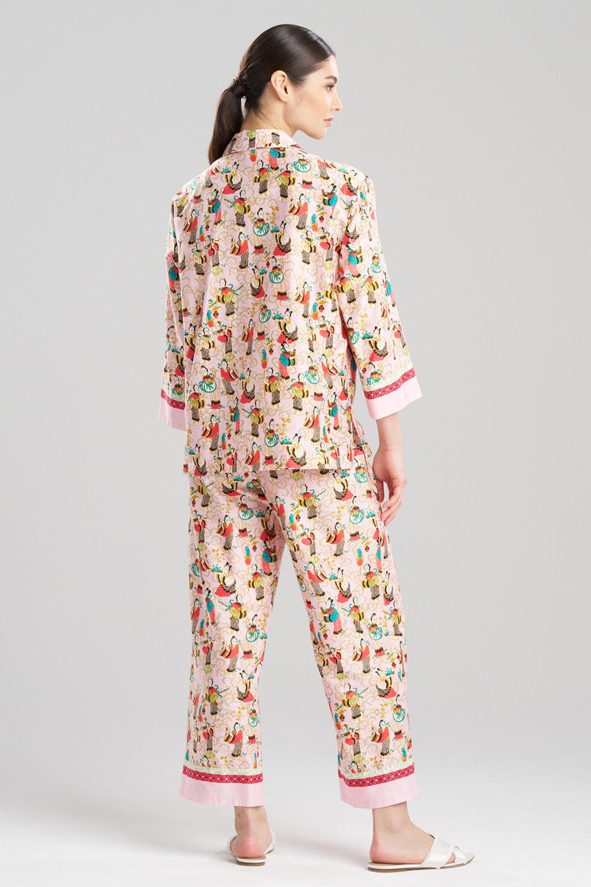 NATORI Buy Tea Garden Notch PJ in Light Pink Online