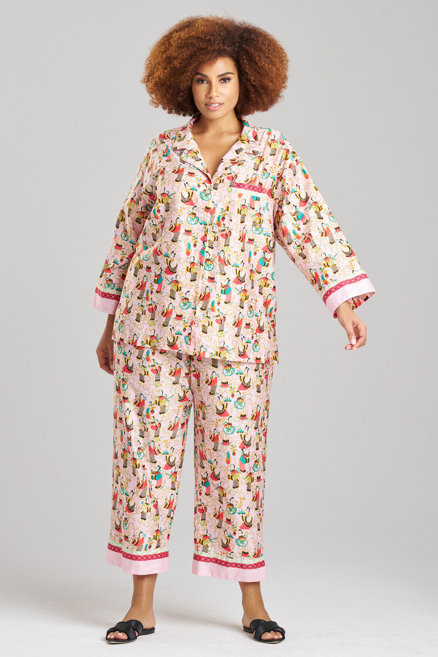 NATORI Buy Tea Garden Notch PJ in Light Pink Online