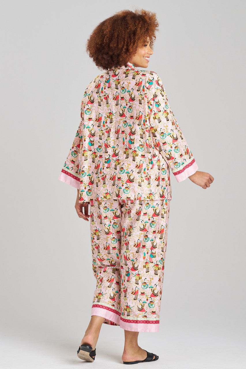NATORI Buy Tea Garden Notch PJ in Light Pink Online