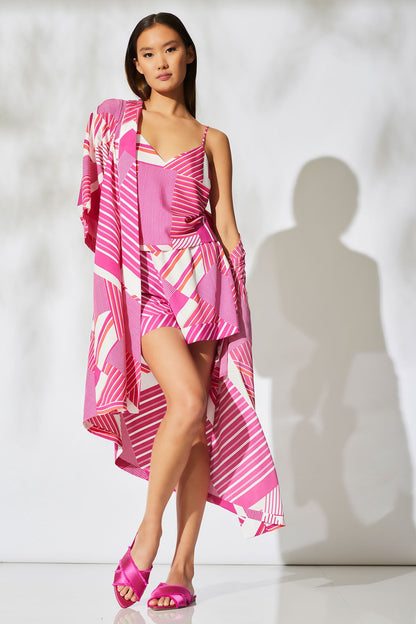 NATORI Buy Shima Cami PJ in Fuchsia/White Online