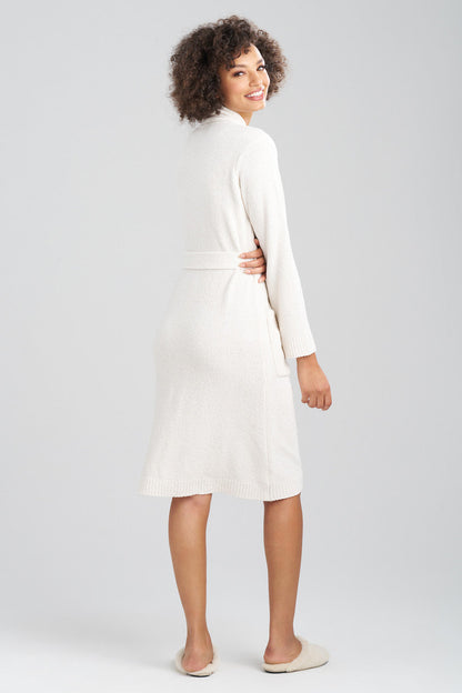 NATORI Buy Aura Heather Chenille Robe in Heather White Opal Online